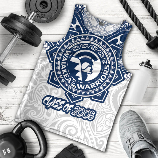 Hawaii Tank Top Custom Waiakea High School Super Waiakea Warriors Tribal Style