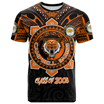 Hawaii T-Shirt Custom James Campbell High School SaberNation Tribal Style