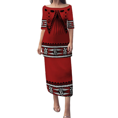 Tonga Combo Puletasi And Shirt Ngatu