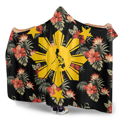 Philippines Filipinos Hooded Blanket Tropical Summer Beach