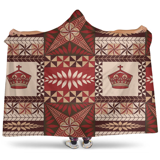 Tonga Hooded Blanket Ngatu Pattern
