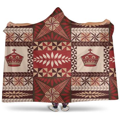 Tonga Hooded Blanket Ngatu Pattern