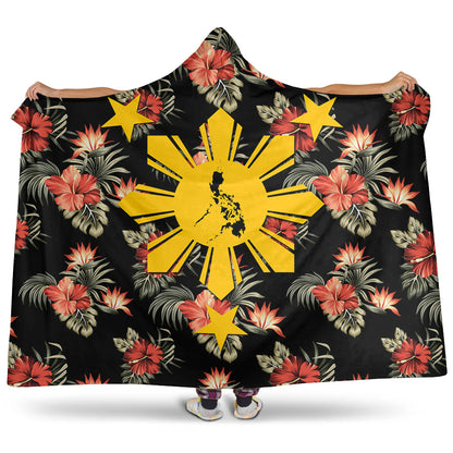 Philippines Filipinos Hooded Blanket Tropical Summer Beach