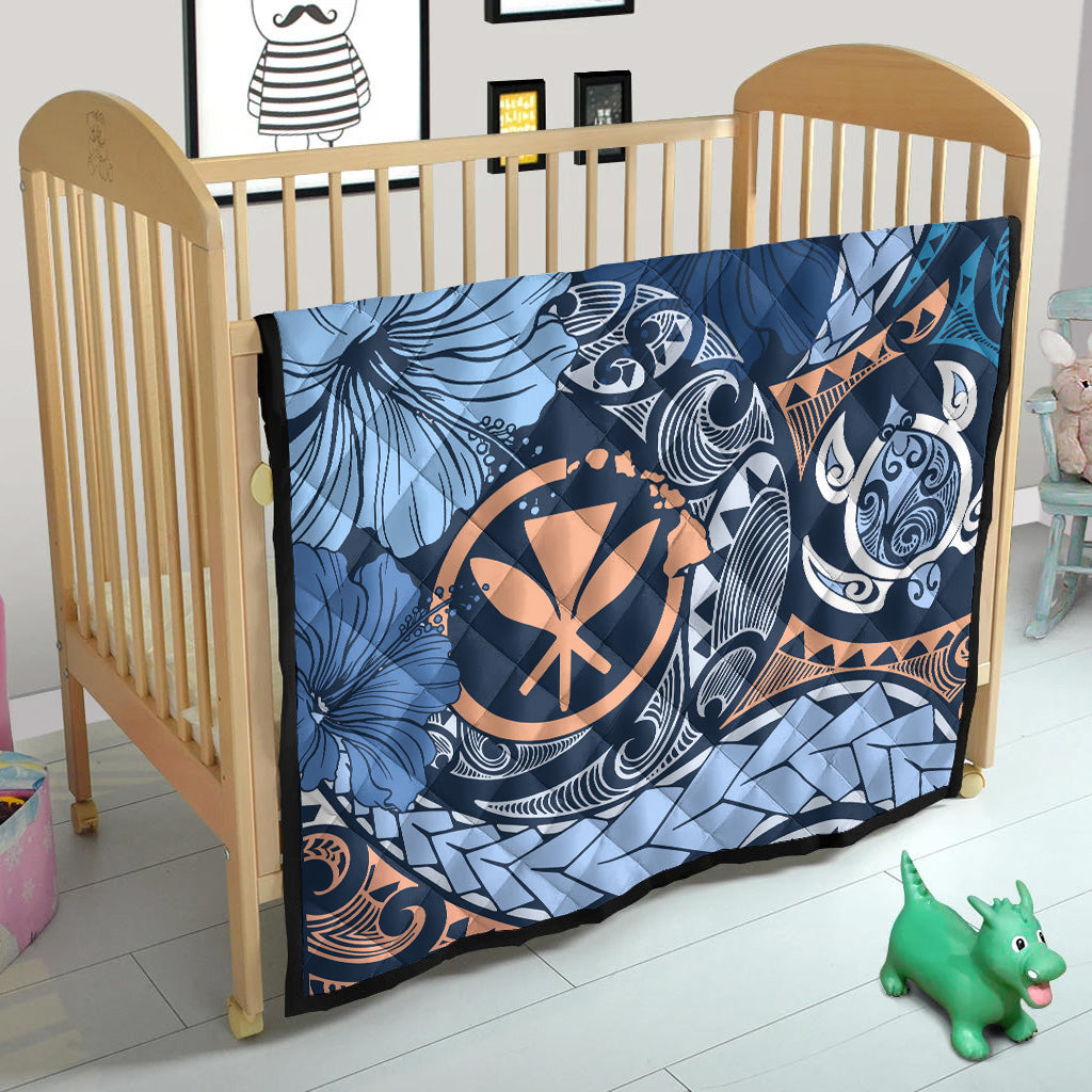 Hawaii Premium Quilt Kanaka Maoli Tribal Pattern