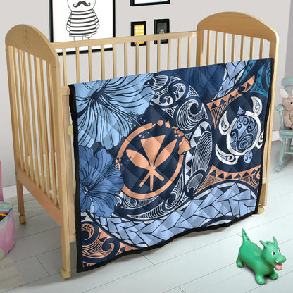 Hawaii Premium Quilt Kanaka Maoli Tribal Pattern