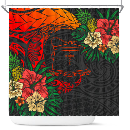 Tokelau Shower Curtain Polynesian Coat Of Arms Tropical