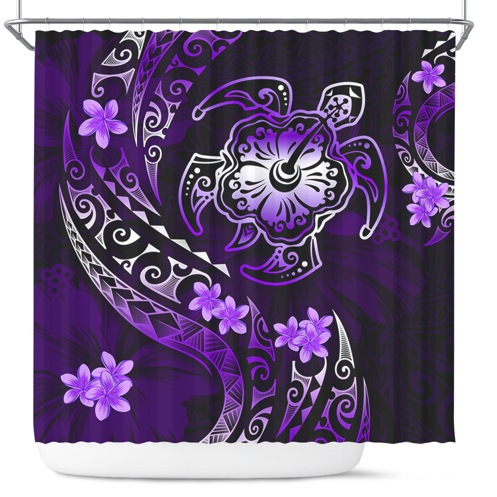 Hawaii Shower Curtain Kanaka Maoli Map With Turtle Tribal Polynesia Tattoo Luxury Design