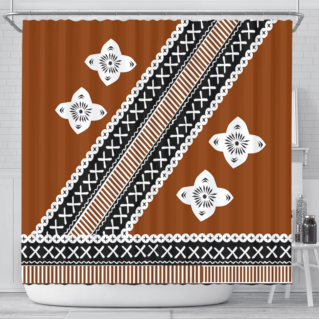 Fiji Shower Curtain Tapa Clothes