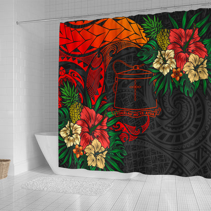 Tokelau Shower Curtain Polynesian Coat Of Arms Tropical