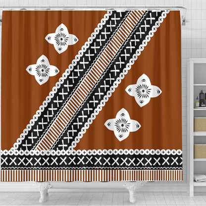Fiji Shower Curtain Tapa Clothes