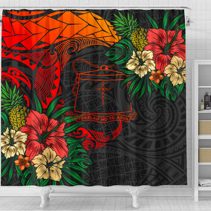 Tokelau Shower Curtain Polynesian Coat Of Arms Tropical