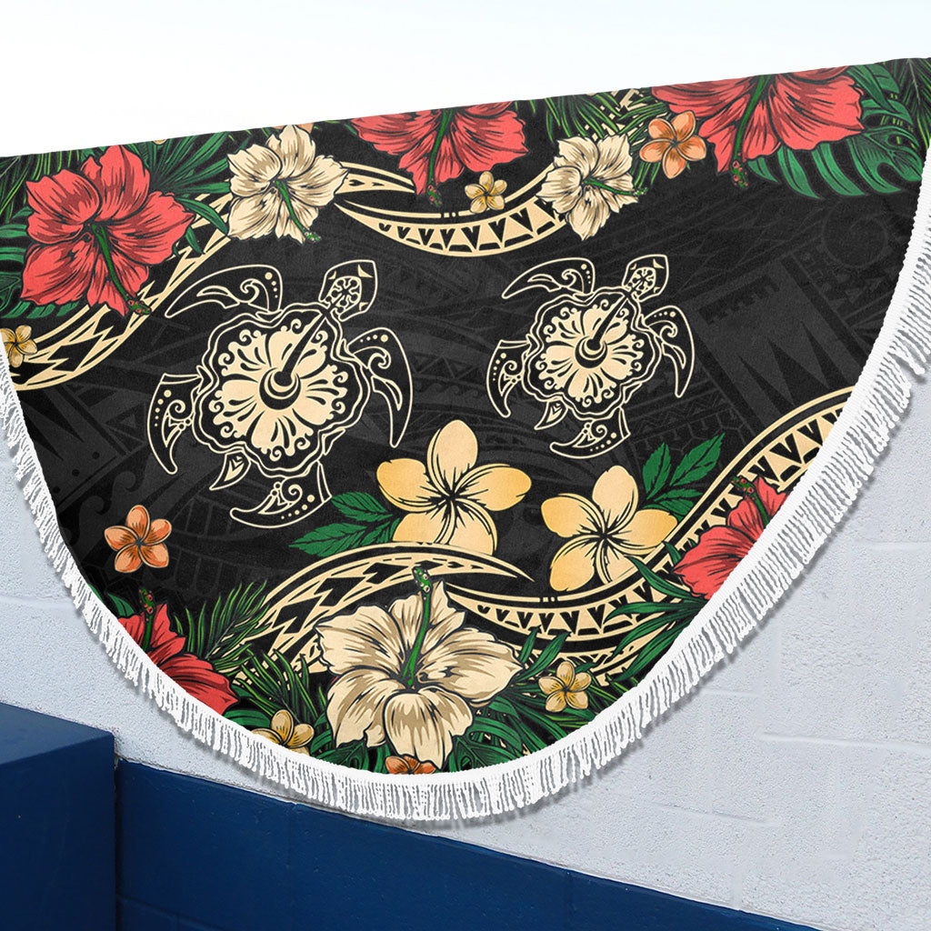 Hawaii Beach Blanket Hawaiian Map Turtle Drawing Tattoo