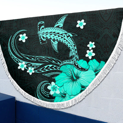 Hawaii Beach Blanket Shark Polynesia Tribal Tattoo