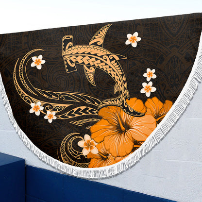 Hawaii Beach Blanket Shark Polynesia Tribal Tattoo