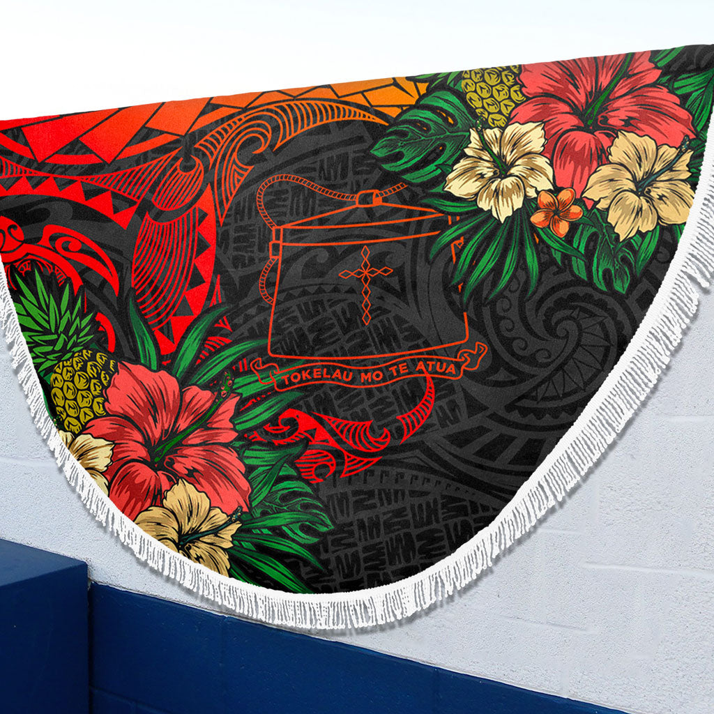 Tokelau Beach Blanket Polynesian Coat Of Arms Tropical