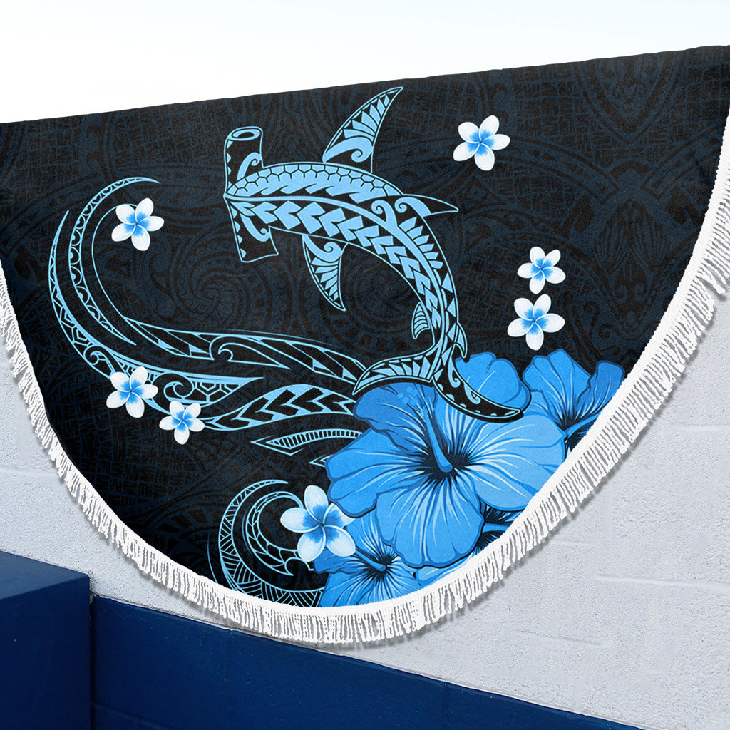 Hawaii Beach Blanket Shark Polynesia Tribal Tattoo