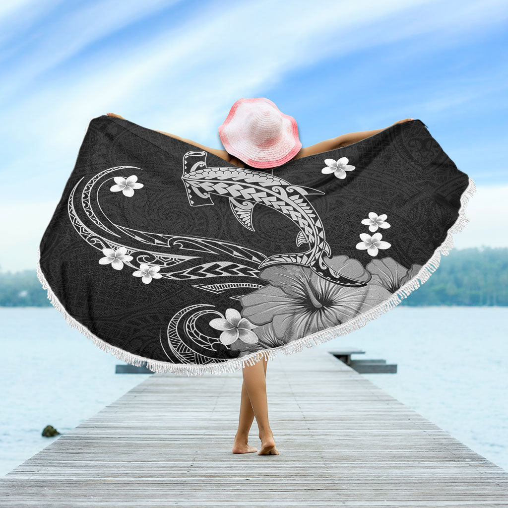 Hawaii Beach Blanket Shark Polynesia Tribal Tattoo