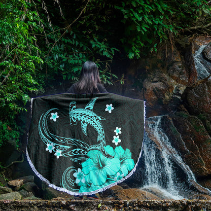 Hawaii Beach Blanket Shark Polynesia Tribal Tattoo