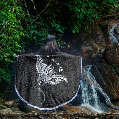 Hawaii Beach Blanket Hawaiian Map Polynesian Tribal Ray Tattoo