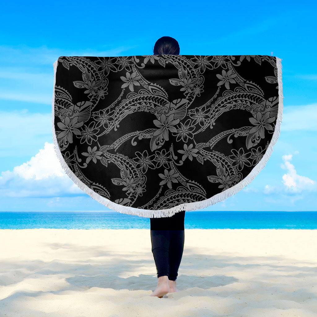 Hawaii Beach Blanket Polynesian Print Fabric And Flower