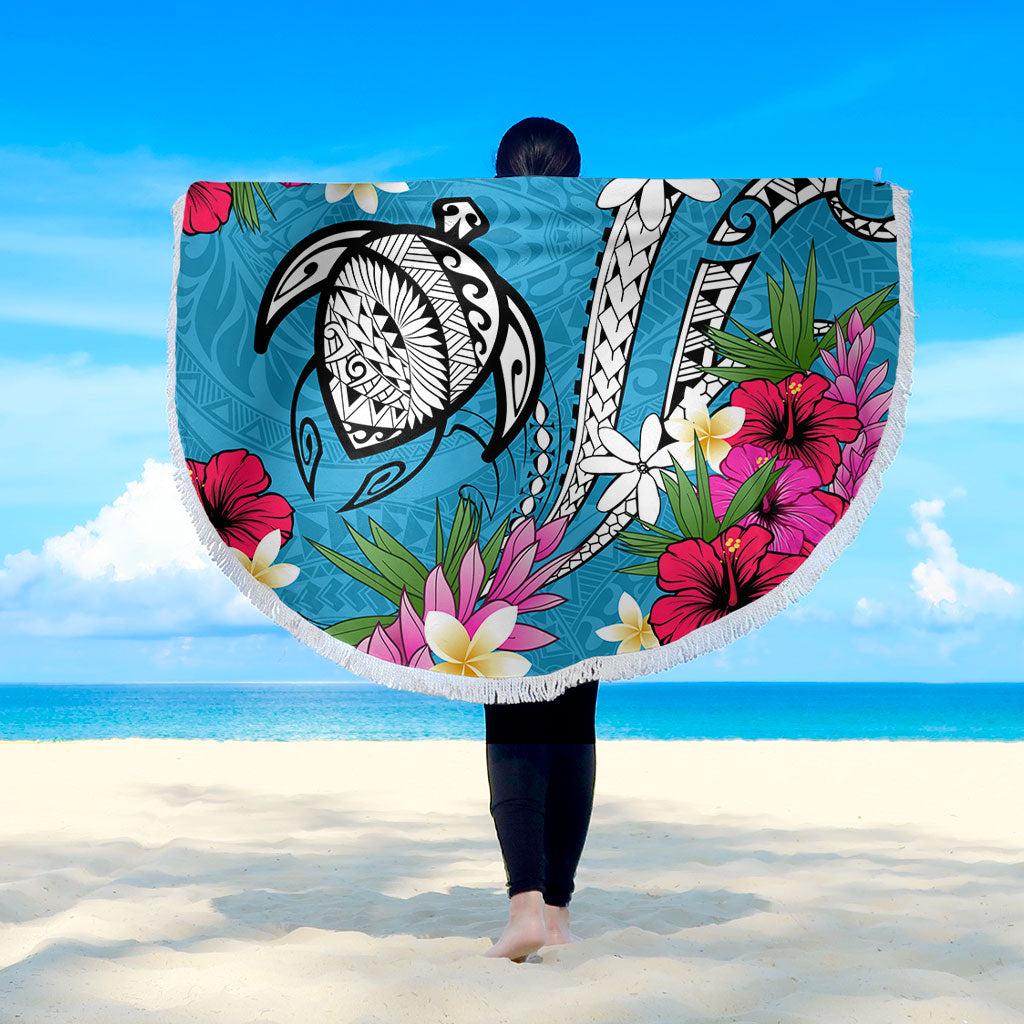 Hawaii Beach Blanket Tribal Polynesia Tropical Summer