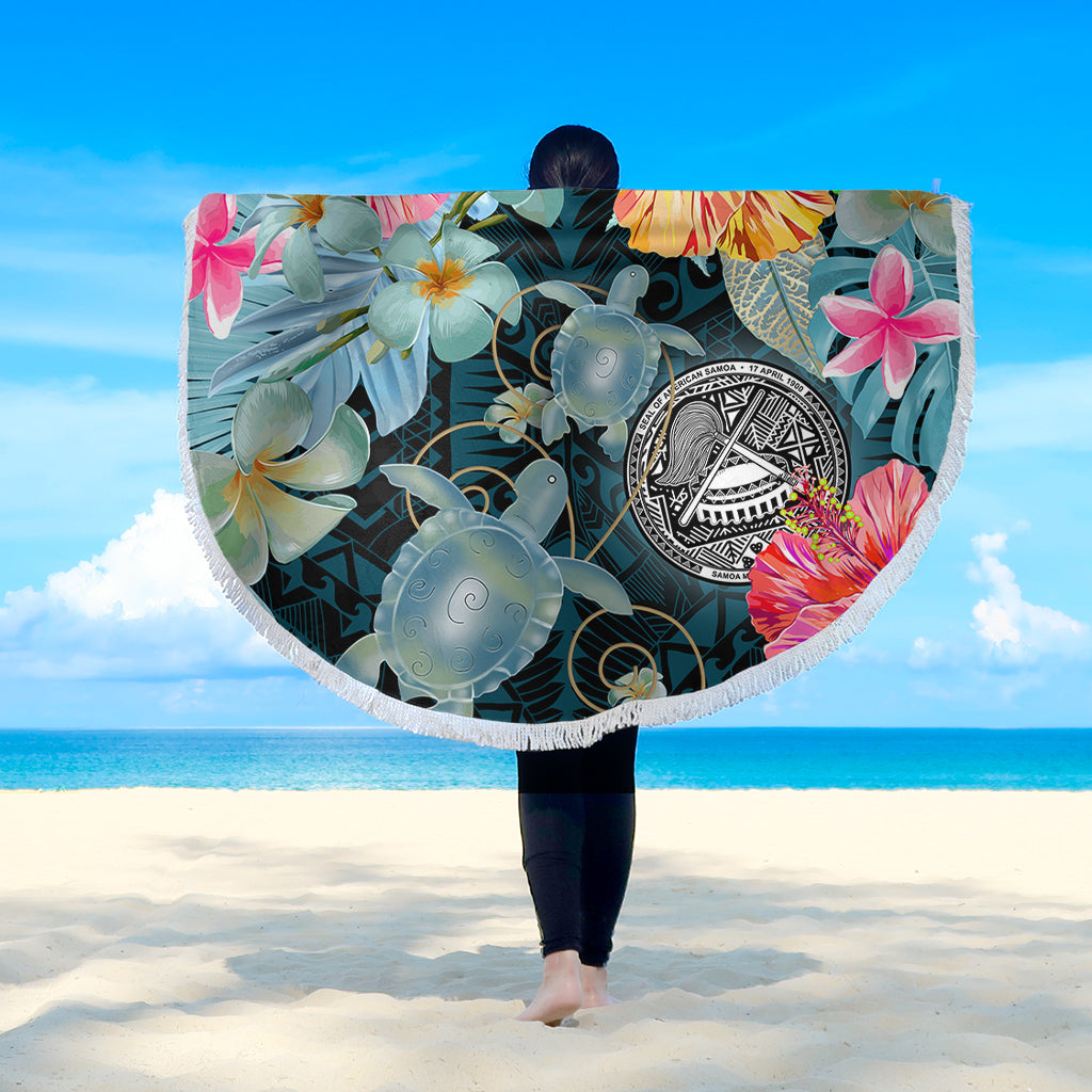American Samoa Beach Blanket Turtle Tropical Beach