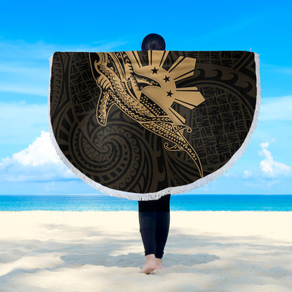 Philippines Filipinos Beach Blanket Tribal Whale Shark