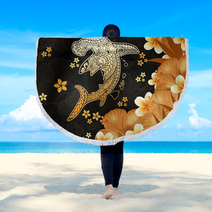 Hawaii Beach Blanket Tribal Polynesia Shark Tattoo