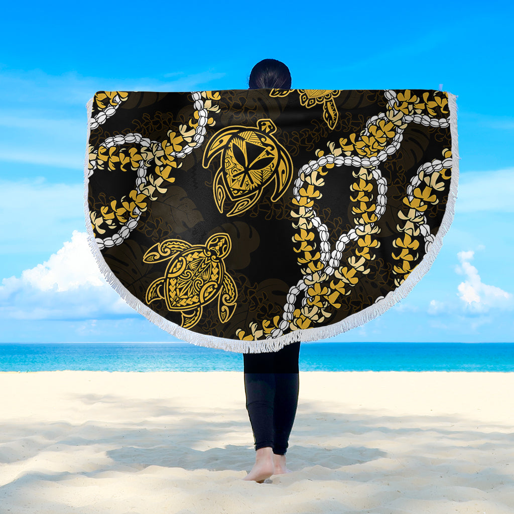 Hawaii Beach Blanket Kanaka Maoli Floral Puakenikeni Lei