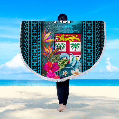Fiji Beach Blanket Bula Islands Wave Tropical
