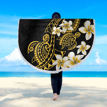 Hawaii Beach Blanket Polynesian Tribal Tattoo Plumeria Flower