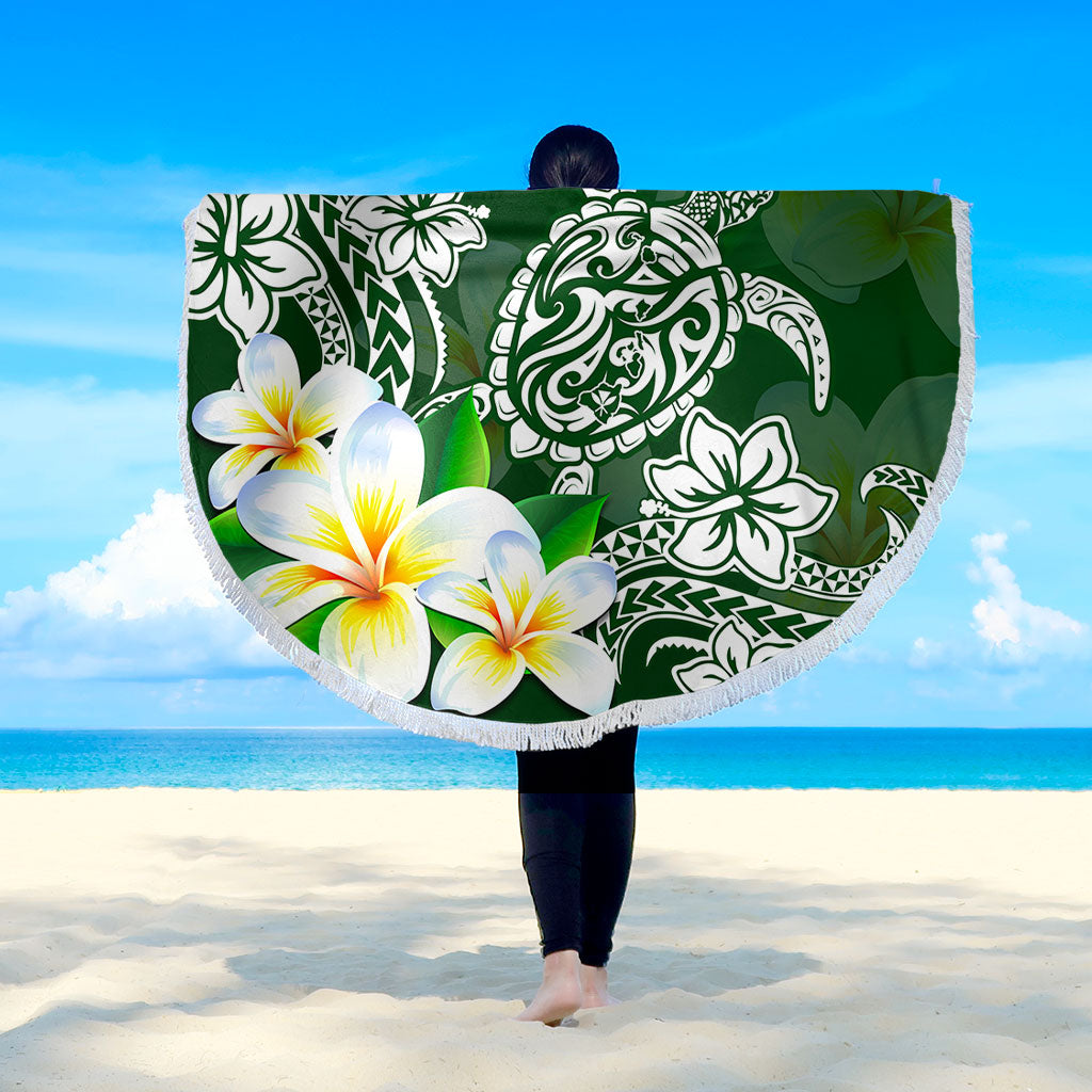 Hawaii Beach Blanket Polynesian Turtle Tattoo Plumeria Original Style
