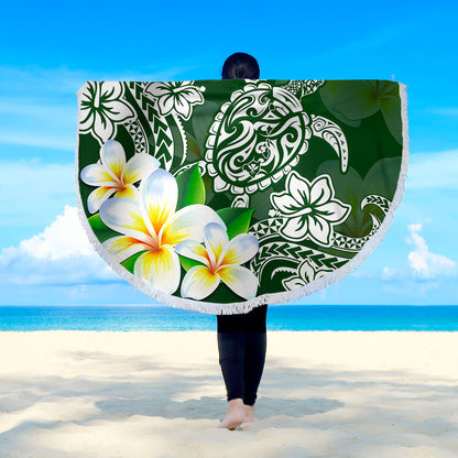 Hawaii Beach Blanket Polynesian Turtle Tattoo Plumeria Original Style