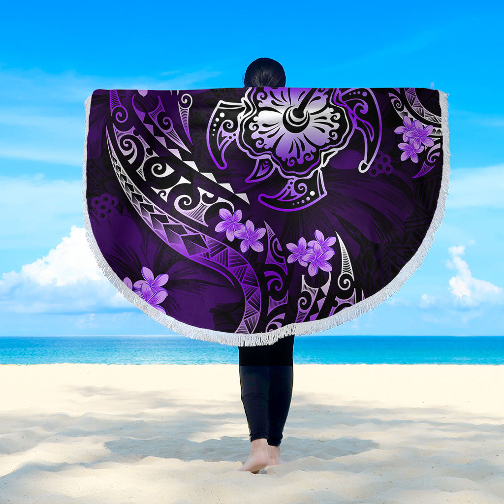 Hawaii Beach Blanket Kanaka Maoli Map With Turtle Tribal Polynesia Tattoo Luxury Design