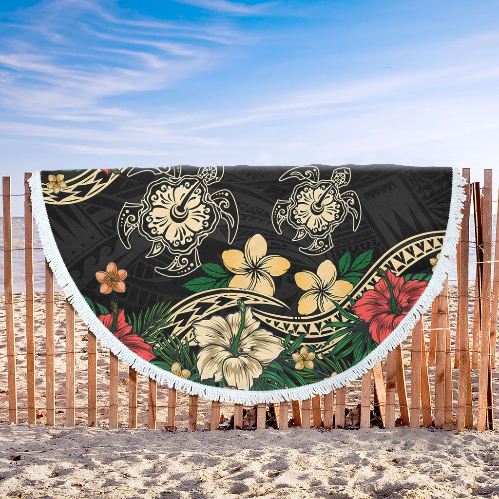 Hawaii Beach Blanket Hawaiian Map Turtle Drawing Tattoo