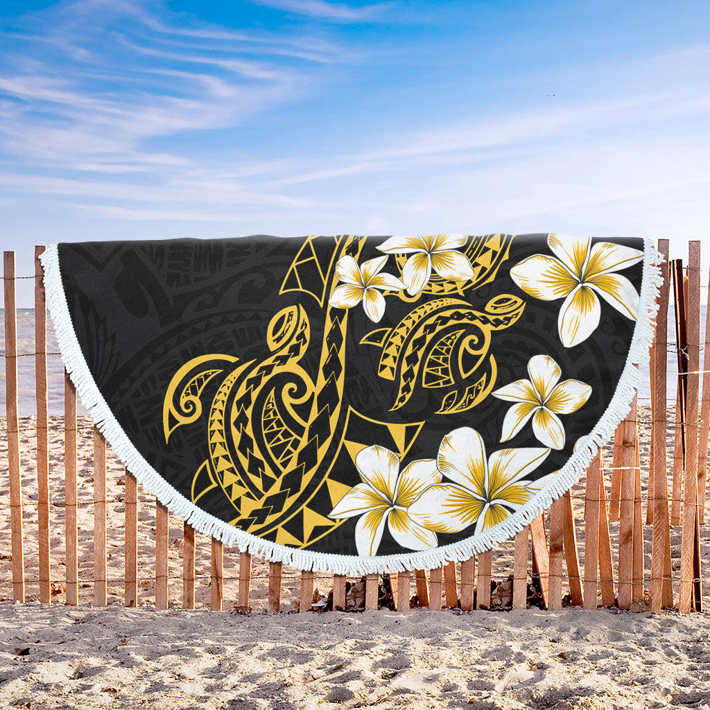 Hawaii Beach Blanket Polynesian Tribal Tattoo Plumeria Flower