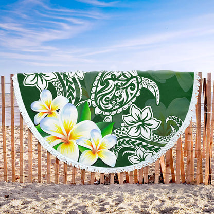 Hawaii Beach Blanket Polynesian Turtle Tattoo Plumeria Original Style