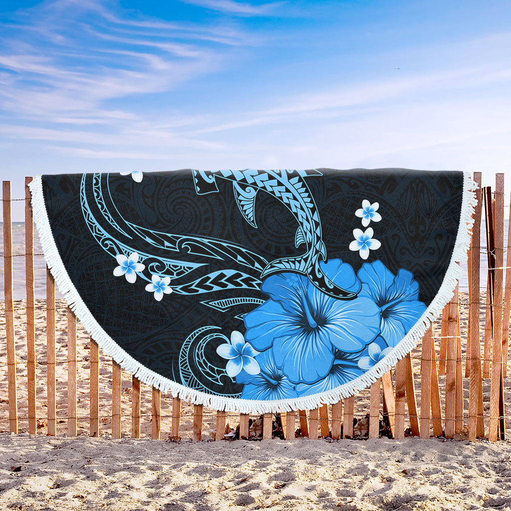Hawaii Beach Blanket Shark Polynesia Tribal Tattoo