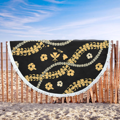 Hawaii Beach Blanket Curve Floral Lei