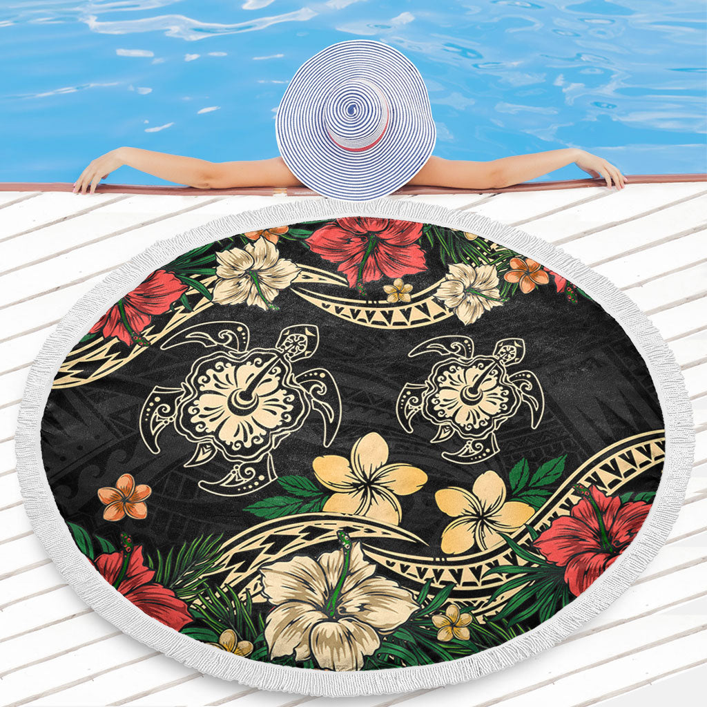 Hawaii Beach Blanket Hawaiian Map Turtle Drawing Tattoo