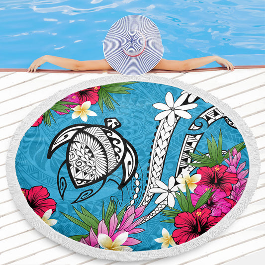 Hawaii Beach Blanket Tribal Polynesia Tropical Summer