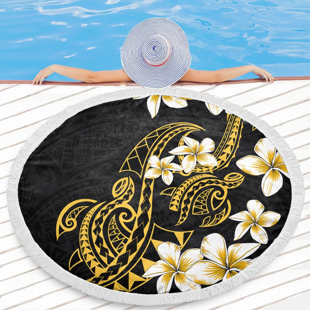 Hawaii Beach Blanket Polynesian Tribal Tattoo Plumeria Flower