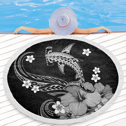 Hawaii Beach Blanket Shark Polynesia Tribal Tattoo