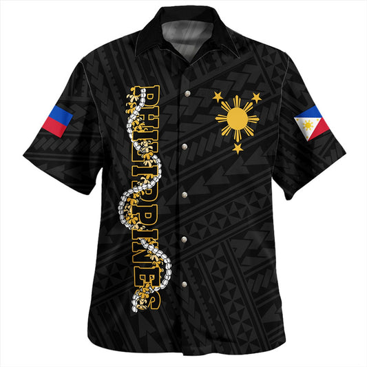 Philippines Filipinos Hawaiian Shirt Floral Puakenikeni Lei