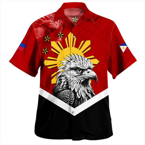 Philippines Filipinos Hawaiian Shirt Eagles Polynesian Art Dawring