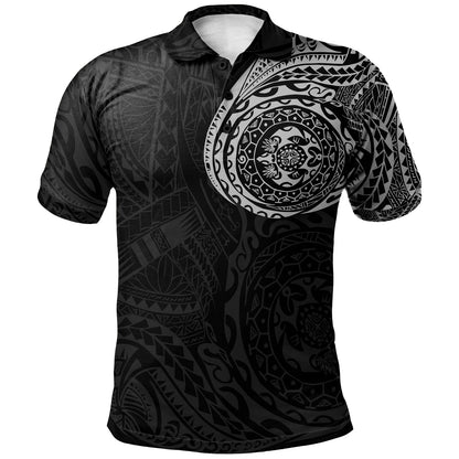 Polynesian Tattoo Style Polo Shirt Version 2.0