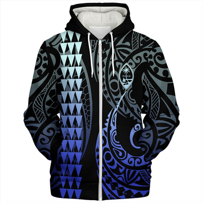 Guam Sherpa Hoodie Kakau Style