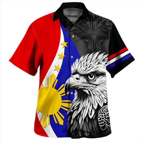 Philippines Filipinos Hawaiian Shirt Flag Eagles Animal Style
