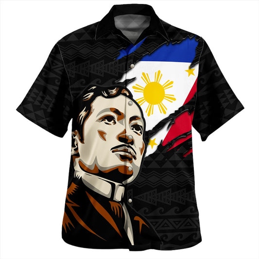 Philippines Filipinos Hawaiian Shirt Rizal Day Tribal Crack Style