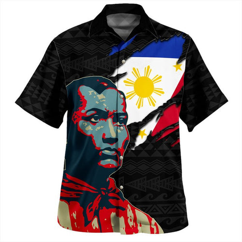 Philippines Filipinos Hawaiian Shirt Bonifacio Day Tribal Crack Style